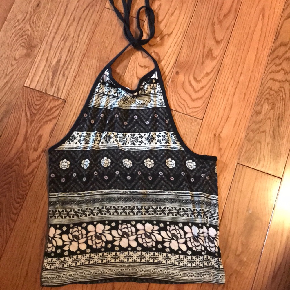 American eagle halter crop top